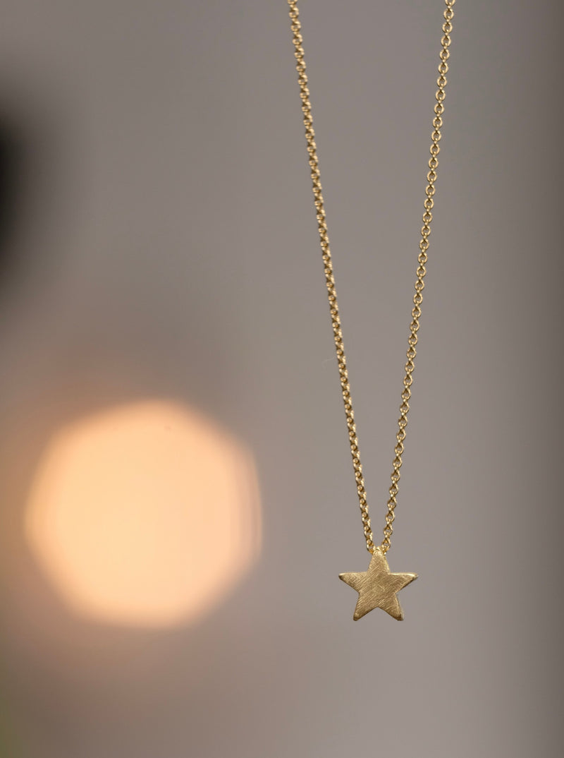 Collier 750/-Gold mit Stern