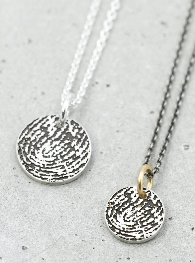 Fingerabdrücke 925/-Silber