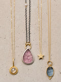 Ketten Silber & 750/-Gold Diamant, Turmalin
