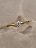Ring 750/-Gold Brillant.