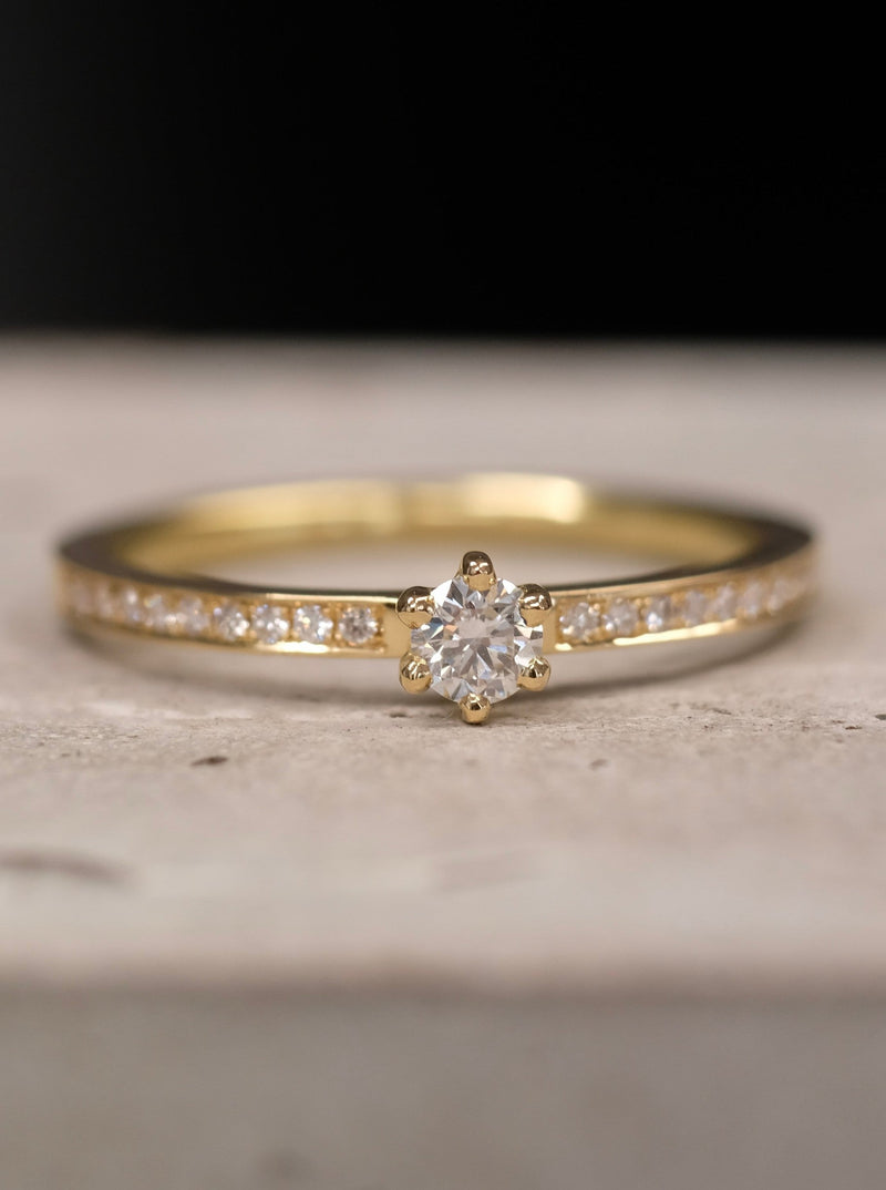 Ring 750/-Gold Brillanten