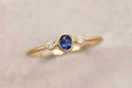 Ring 750/-Gold Saphir Brillanten
