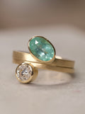 Ringe 750/-Gold Paraibaturmalin Brillant
