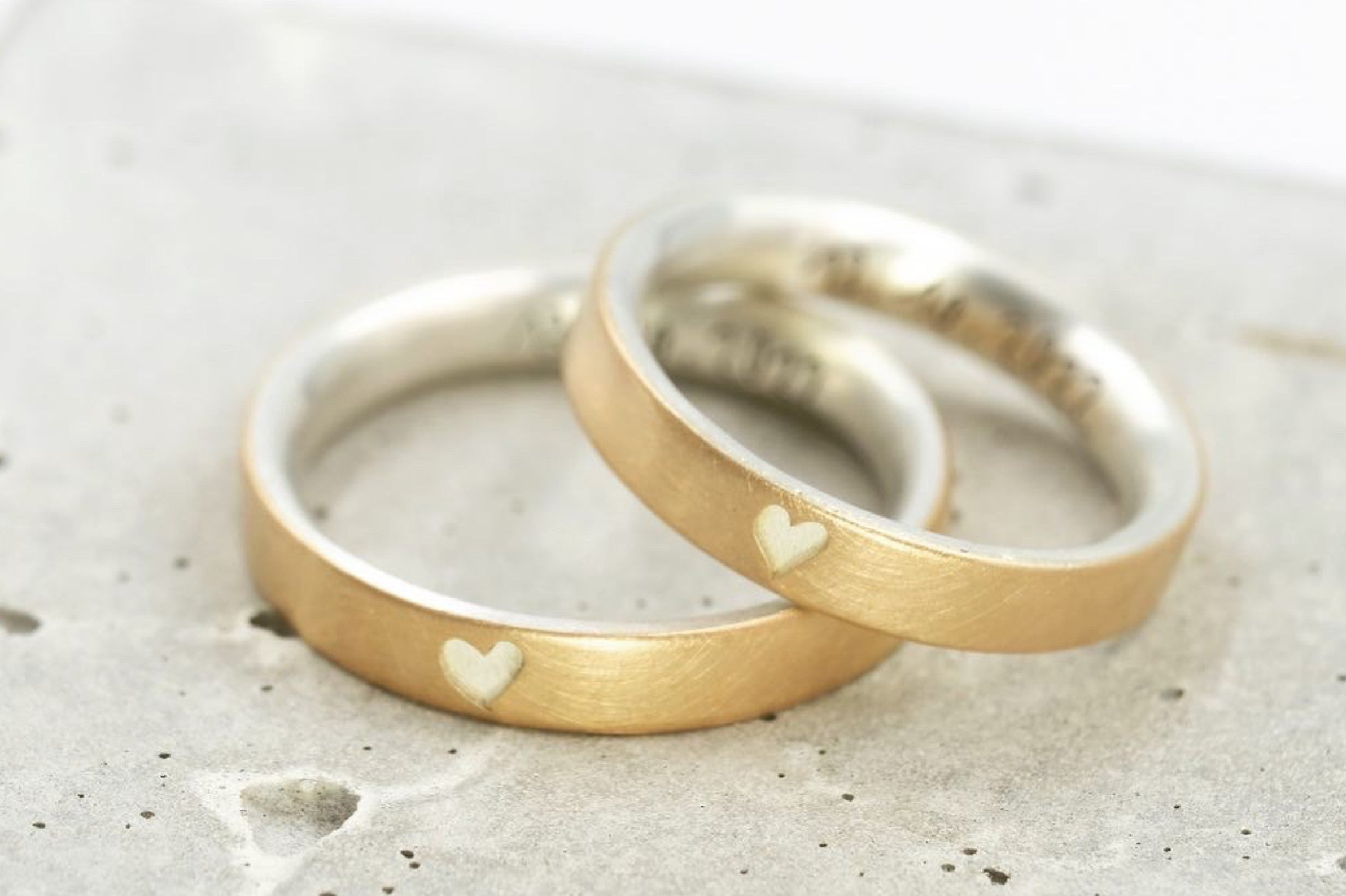Trauringe 750/-Gold 925/-Silber Herz