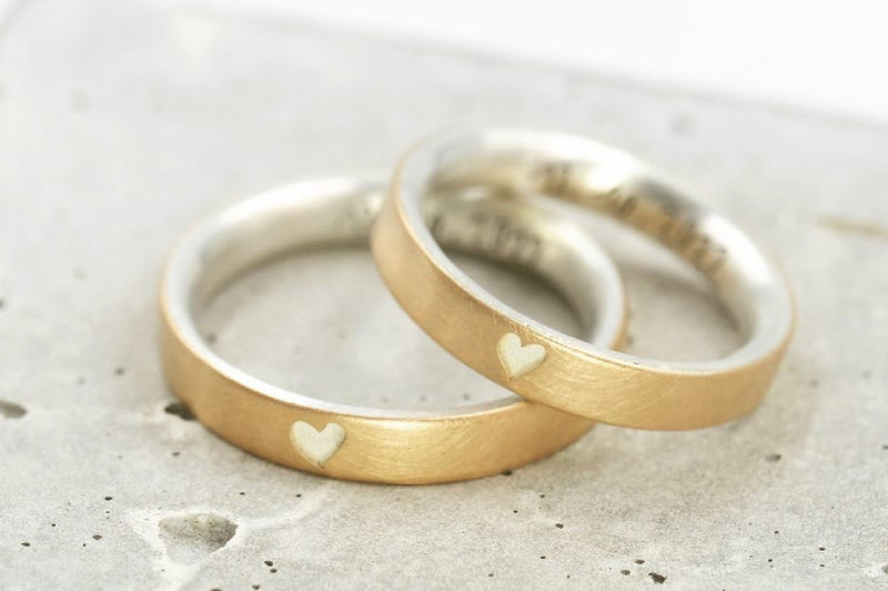 Trauringe 750/-Gold 925/-Silber Herz