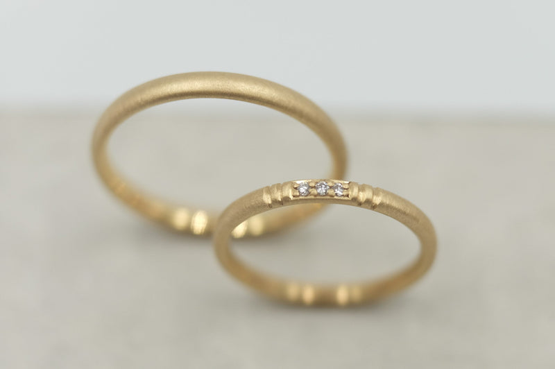 Trauringe 750/-Gold Brillanten