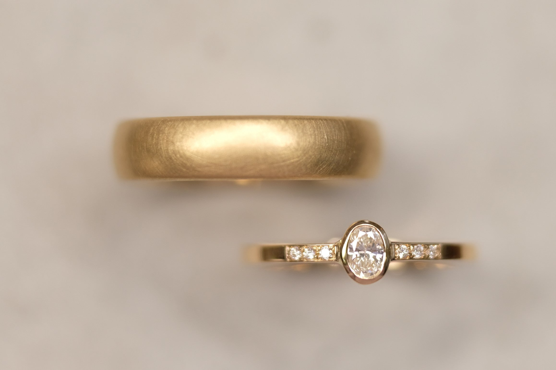Trauringe 750/-Gold Diamant