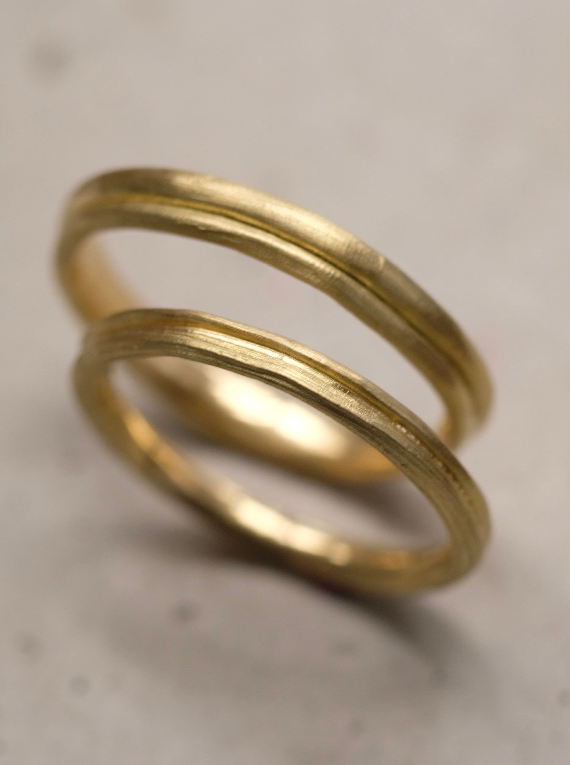 Trauringe 750/-Gold "Grashalm"