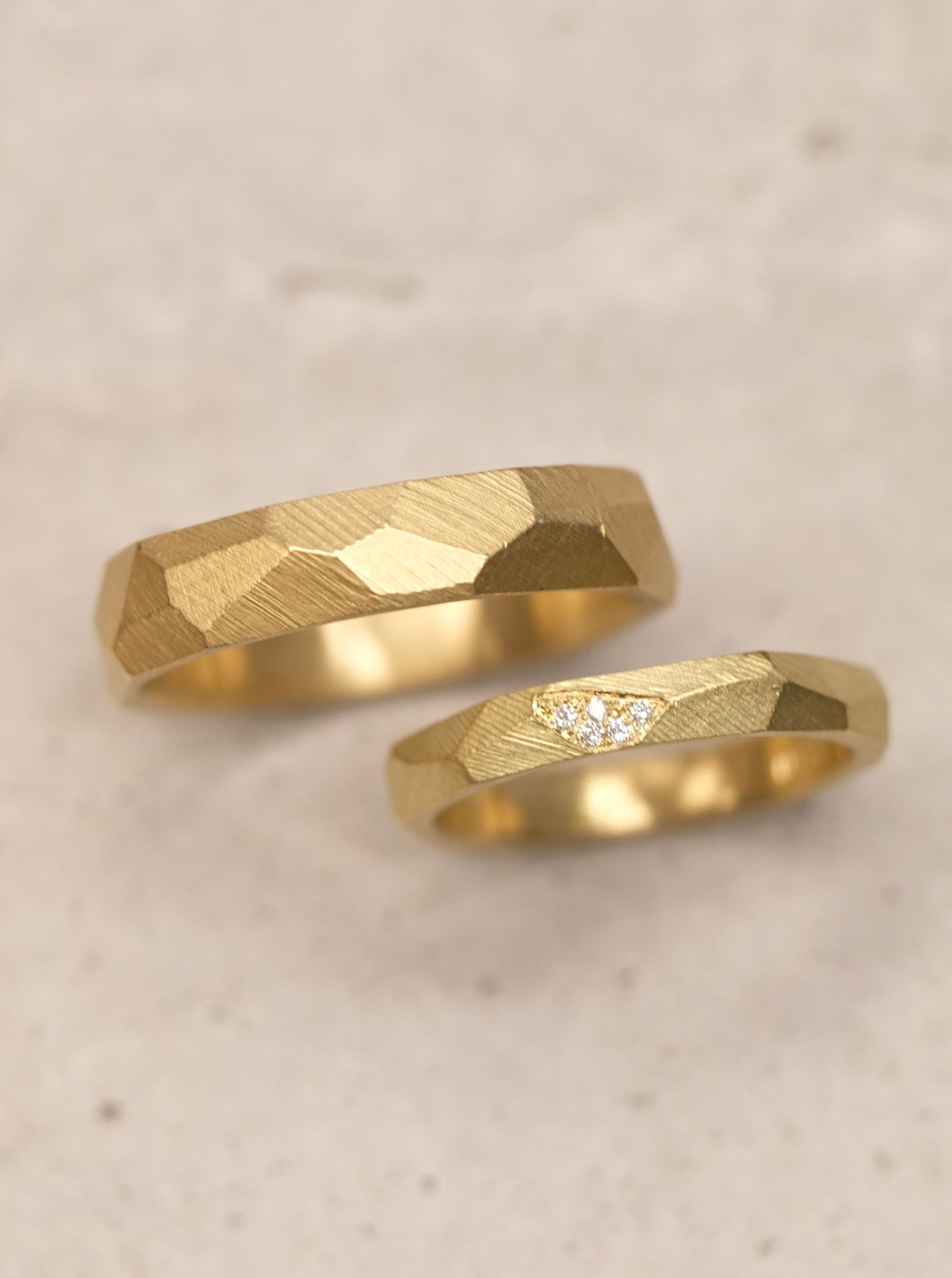 Trauringe 750/-Gold "InvinityRock"