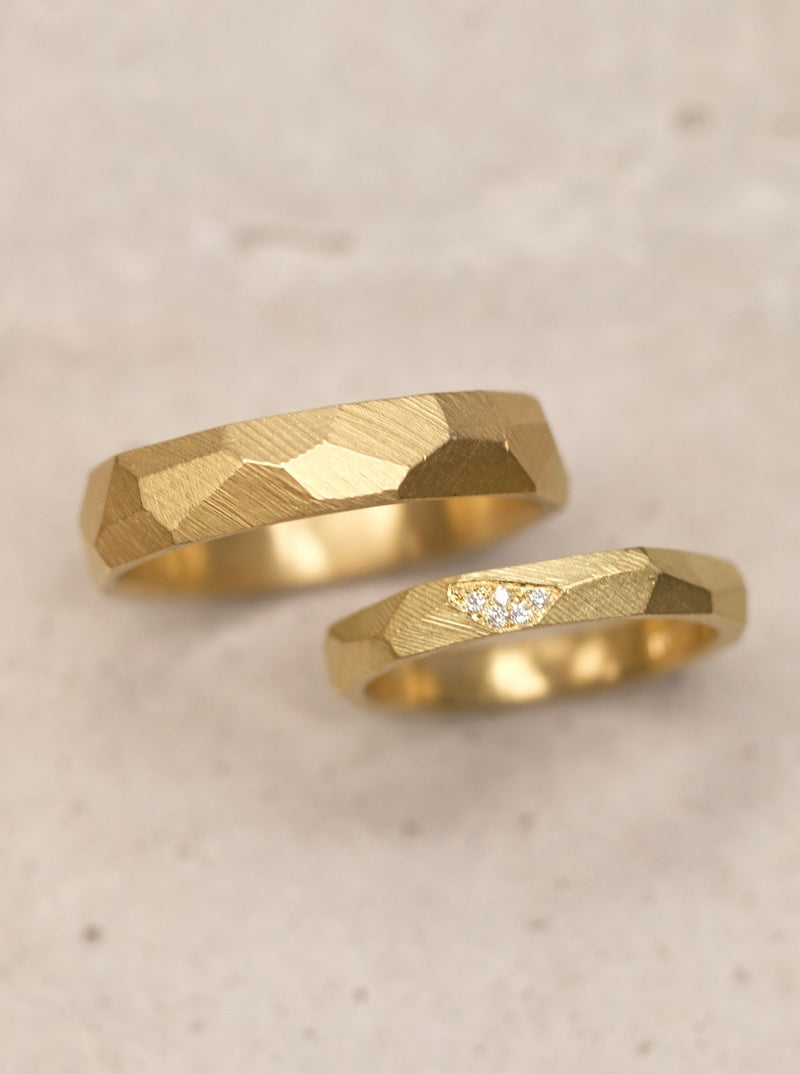 Trauringe 750/-Gold "InvinityRock"