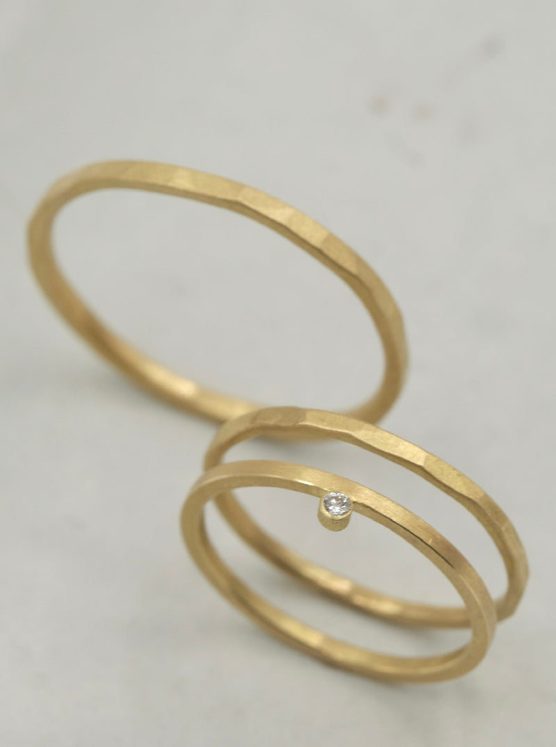 Trauringe 750/- "VeryFine" Brillant