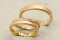 Trauringe Vorsteckring 750/-Gold Brillanten