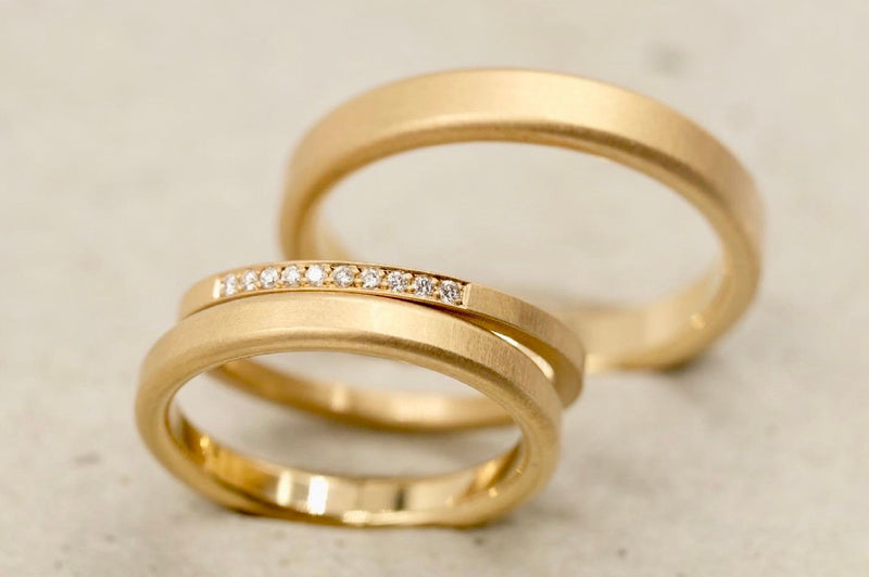 Trauringe Vorsteckring 750/-Gold Brillanten